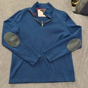 Blue half zip